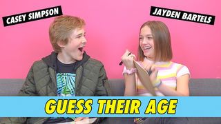 Jayden Bartels vs. Casey Simpson - Guess Their Age