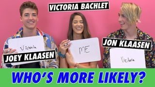Jon Klaasen, Joey Klaasen & Victoria Bachlet - Who's More Likely?