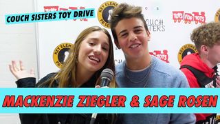 Mackenzie Ziegler & Sage Rosen Interview ll Couch Sisters Toy Drive