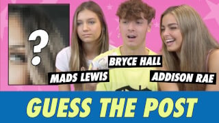 Mads Lewis, Bryce Hall and Addison Easterling - Guess The Post