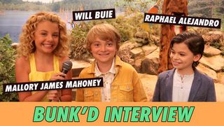 Mallory James Mahoney, Raphael Alejandro & Will Buie ll Bunk'd Interview