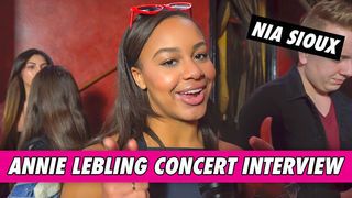 Nia Sioux - Annie LeBling Concert Interview
