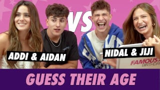 Nidal & Jiji Wonder vs. Addi & Aidan Apgar - Guess Their Age