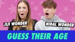 Nidal vs. Jiji Wonder - Guess Their Age