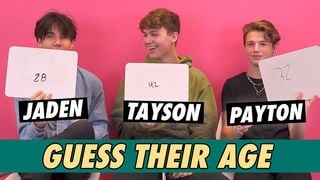 Payton Moormeier, Tayson Madkour & Jaden Hossler - Guess Their Age