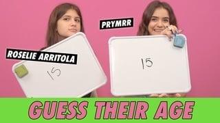 Prymrr vs. Roselie Arritola - Guess Their Age
