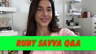 Ruby Savva Q&A
