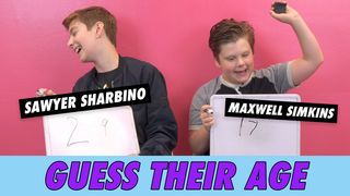 Sawyer Sharbino vs. Maxwell Simkins - Guess Their Age