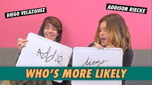 Addison Riecke and Diego Velazquez - Who's More Likely?