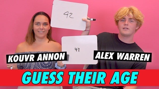 Alex Warren & Kouvr Annon - Guess Their Age