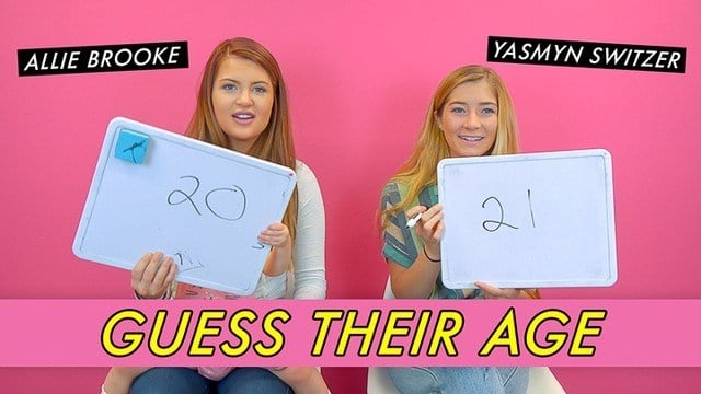 Allie Brooke vs. Yasmyn Switzer - Guess Their Age