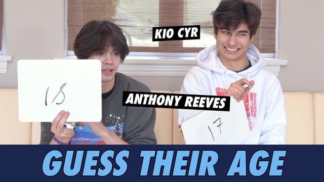 Anthony Reeves vs. Kio Cyr - Guess Their Age