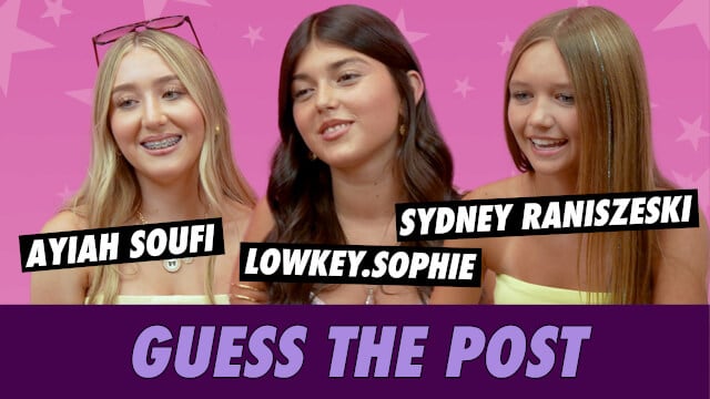 Ayiah Soufi vs. Lowkey.Sophie vs. Sydney Raniszeski - Guess The Post