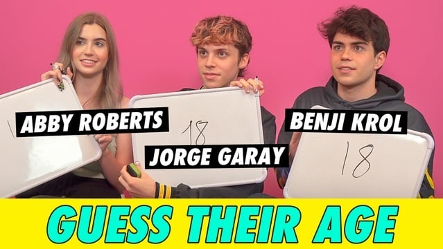 Benji Krol, Abby Roberts & Jorge Garay - Guess Their Age