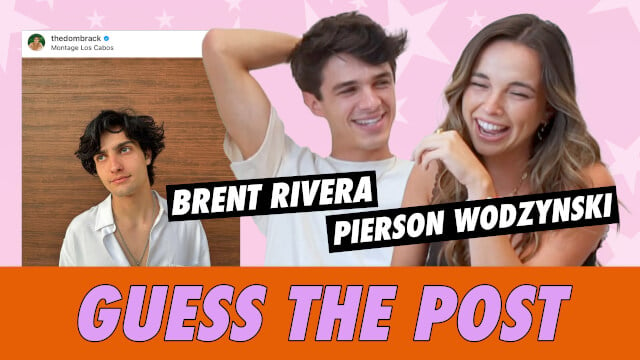 Brent Rivera vs. Pierson Wodzynski - Guess The Post