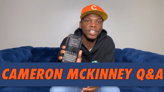 Cameron McKinney Q&A