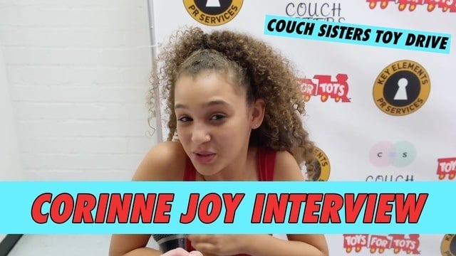 Corinne Joy Interview ll Couch Sisters Toy Drive