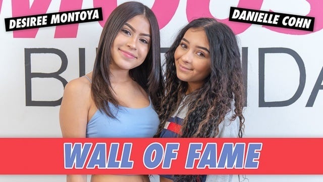 Danielle Cohn and Desiree Montoya - Wall of Fame