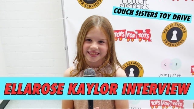 Ellarose Kaylor Interview ll Couch Sisters Toy Drive