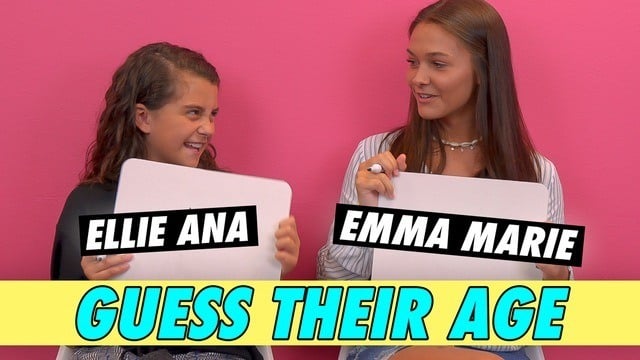 Emma Marie & Ellie Ana - Guess Their Age