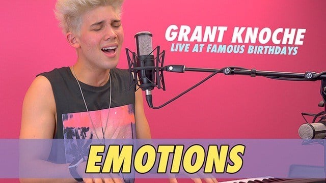Emotions - Grant Knoche || Live at Famous Birthdays