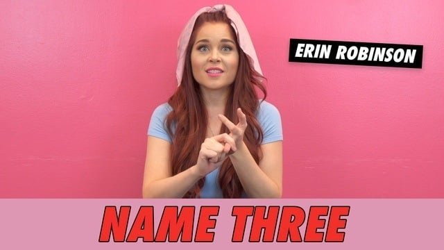 Erin Robinson - Name 3