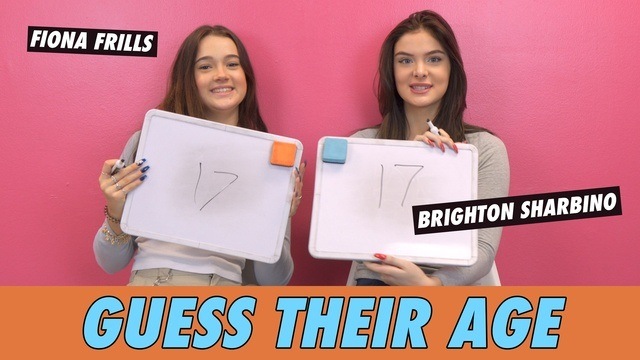 Fiona Frills vs. Brighton Sharbino - Guess Their Age