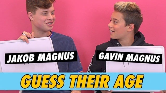 Gavin & Jakob Magnus - Guess Their Age