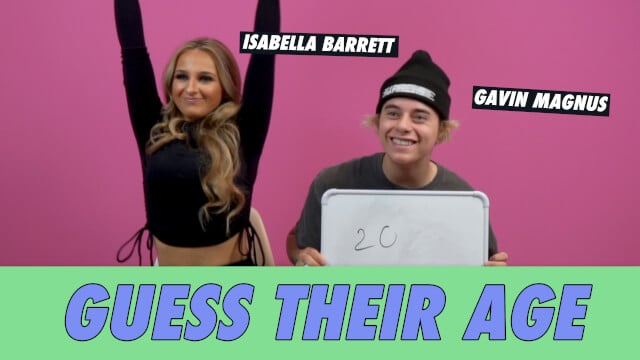 Gavin Magnus vs. Isabella Barrett - Guess Their Age