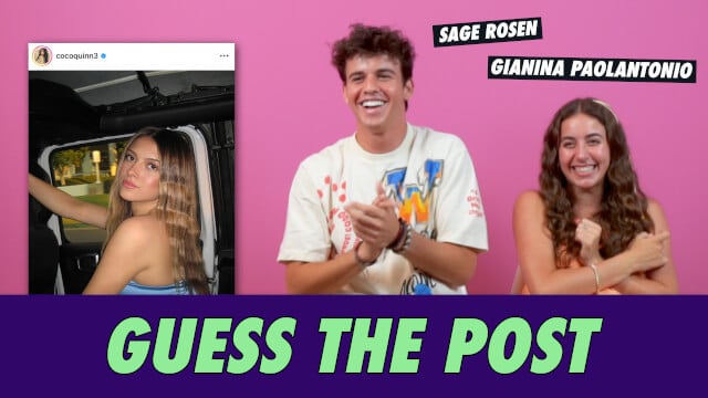 GiaNina Paolantonio vs. Sage Rosen - Guess The Post