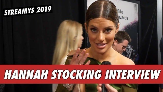 Hannah Stocking Interview - Streamys 2019