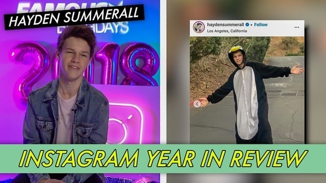 Hayden Summerall - Instagram Year in Review