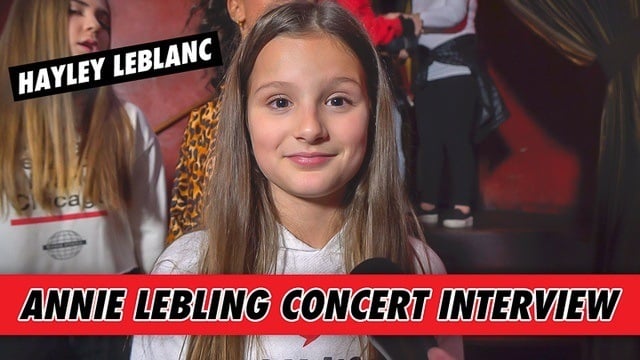 Hayley LeBlanc - Annie LeBling Concert Interview