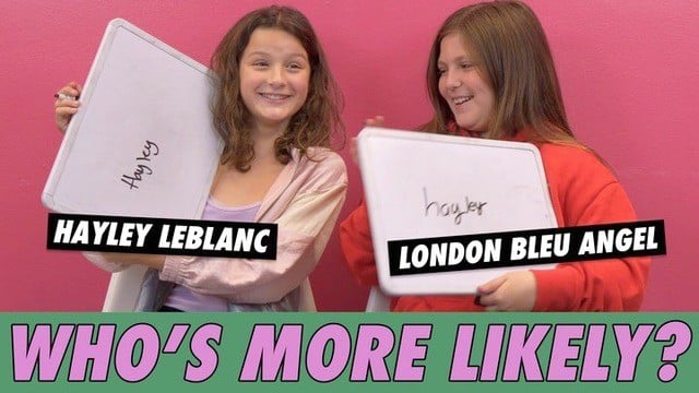 Hayley LeBlanc & London Bleu Angel - Who's More Likely?
