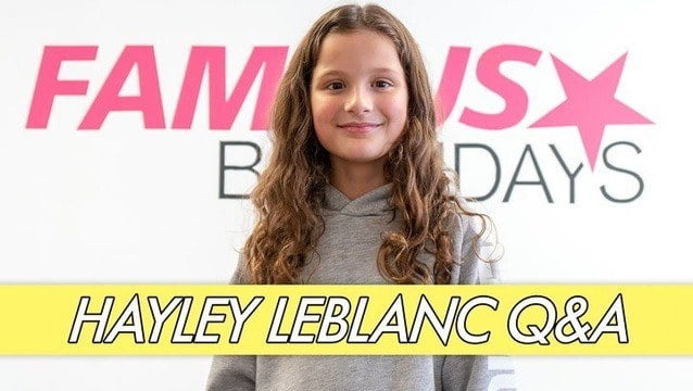 Hayley LeBlanc Q&A (2018)