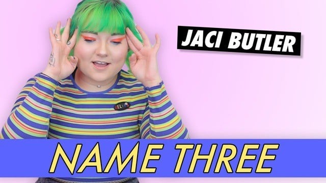 Jaci Butler - Name Three