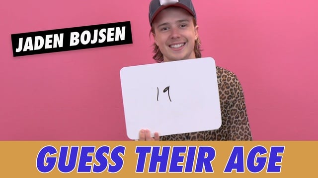 Jaden Bojsen - Guess Their Age