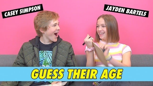 Jayden Bartels vs. Casey Simpson - Guess Their Age