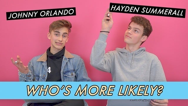 Johnny Orlando vs. Hayden Summerall - Who's More Likely?