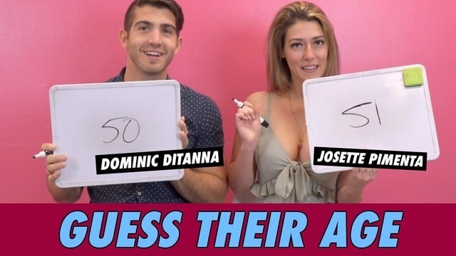 Josette Pimenta vs. Dominic DiTanna - Guess Their Age