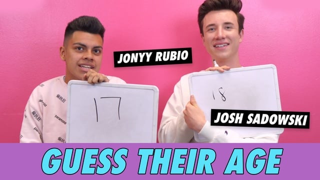 Josh Sadowski vs. Jonyy Rubio - Guess Their Age