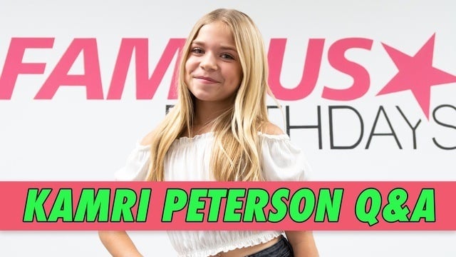 Kamri Peterson Q&A