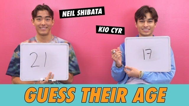 Kio Cyr vs. Neil Shibata - Guess Their Age