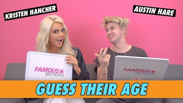 Kristen Hancher vs. Austin Hare - Guess Their Age