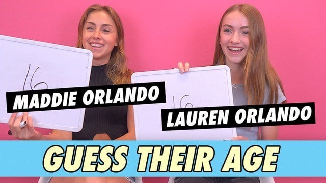 Lauren and Maddie Orlando - Guess Their Age