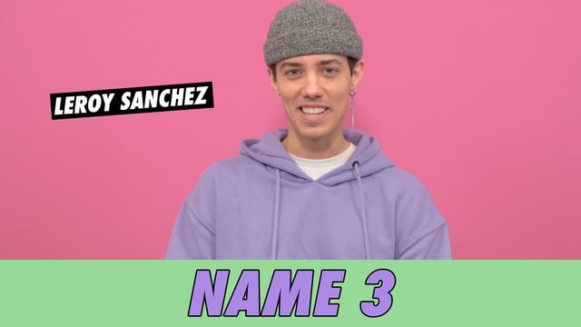 Leroy Sánchez - Name 3