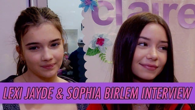 Lexi Jayde & Sophia Birlem Interview - Claire's Birthday Event