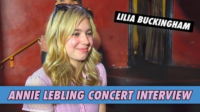 Lilia Buckingham - Annie LeBling Concert Interview