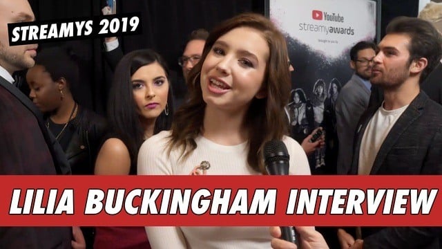 Lilia Buckingham Interview - Streamys 2019