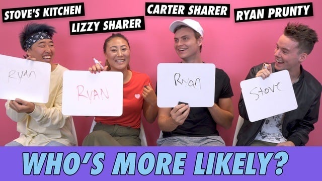 Lizzy Sharer, Carter Sharer, Ryan Prunty & Stove's Kitchen - Who's More Likely?